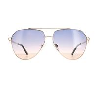 Guess Aviator Damen Gold Blau Gradient GF6140 Einheitsgröße