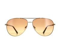 Guess Aviator Herren Gold Braun Farbverlauf GU00043 Einheitsgröße