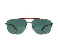 Guess Aviator Mens Glänzend Gunmetal Grün GU00054 Einheitsgröße