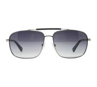 Guess Aviator Shiny Gunmetal Sonnenbrille Einheitsgröße