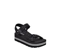 GUESS Damen Avin Keilsandale, Schwarz, 39.5 EU