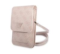 Guess Umhängetasche 4G Triangle universelle Handytasche Rosa