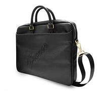 Guess Baby-Jungen Bag Gucb15pusasbk 16 Zoll Black Saffiano Script Zubehör PC und Laptop, schwarz