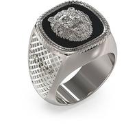 Guess Bague Pour Homme de la Collection Lion King. La Bague a Comme Symbole Lion et mesure 22 Tendance Code JUMR04003JWSTBK, Acier hypoallergénique