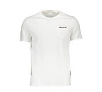 Guess - Baumwoll-T-Shirt mit kurzem Arm und Tasche - - Tops - Herren - Weiß - 2XL