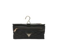 Guess Beauty Case, Kulturbeutel zum Aufhängen, Stepp, Schwarz