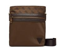 GUESS Berlin Herren Umhängetasche 4G Logo Coffee Brown Taschengröße: KLEIN