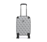 Guess Berta 4G Logo 4-Rollen Trolley hellgrau, Kunststoff, 32 x 53 x 22cm