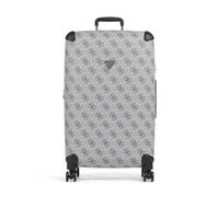 Guess Berta 4G Logo 4-Rollen Trolley hellgrau, Kunststoff, 46 x 77 x 33cm