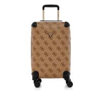 Guess Berta Koffer mit 8 Rollen, 50,8 cm, Latte Logo/Braun