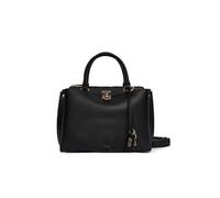 Guess Bianca Handtasche Damen - Schultertasche aus Kunstleder Schwarz, Elegante Alltagstasche mit Tragegriffen, 28 x 19 x 10 cm, BG990706-BLK
