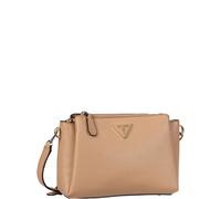 GUESS Damen Noelle Triple Compartment Crossbody Umhängetasche, Beige