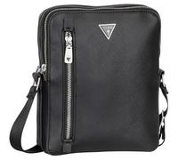 Guess Bodybag Torino Saffiano Eco Double Zip Black Herren