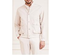 GUESS Bomber With Buttons Neutral Jacket Milk Größe: XXL | Bomberjacken Outlet | Herren | Weiß
