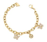 GUESS Armband Borboleta Borboleta & 4G Charm Bracelet Yellow Gold goldfarben