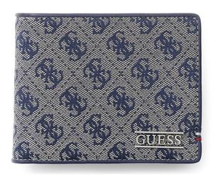 GUESS Boston Bifold Wallet M Sand Blue