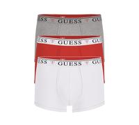 GUESS Boxershorts Set 3er Pack Brian Hero Boxer Trunk U97G01KCD31 Rot, rot, L