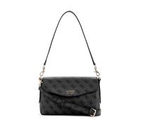 GUESS Brenton Flap Shoulder Bag Coal Logo