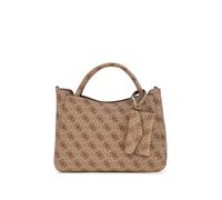Guess Handtasche Brenton Girlfriend Satchel Latte Logo Lederimitat Damen
