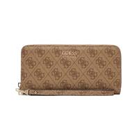 Guess Geldbörse Brenton Large Lederimitat 4G-Logo Beige Damen