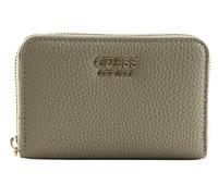 GUESS Brenton SLG Medium Zip Around Wallet Dark Taupe