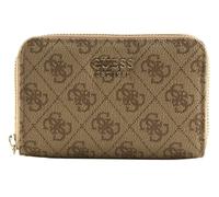 GUESS Brenton SLG Medium Zip Around Wallet M Latte Logo