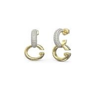 Guess Damen-Ohrringe OH MY G - Edelstahl, Zirkonia - Einheitsgröße