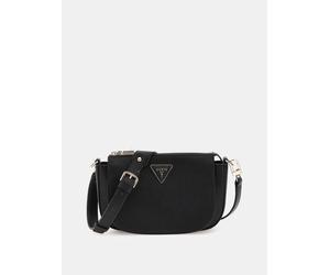Guess Brynlee Mini Saffian Reißverschlusstasche Universal schwarz