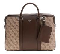 GUESS Milano Laptop Bag M Beige / Cognac
