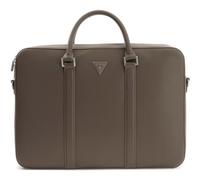 GUESS Businesstasche mit Laptopfach Milano Laptop Bag Brown Shitake taupe