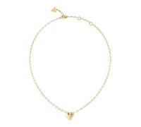 GUESS By Your Side 16-18" Heart Necklace Yellow Gold