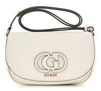GUESS Calebra Convertible Xbody Flap Bag Creme White