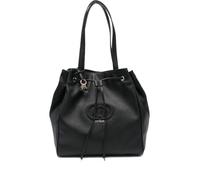 Guess Schultertasche Calebra mit Zuziehverschluss 42 cm Schwarz