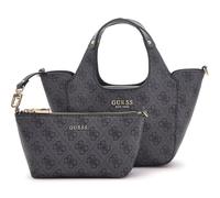 Guess Umhängetasche Calista Mini – Lederimitat – Anthrazit – Damen