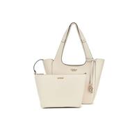 Guess Calista Shopper creme, Lederimitat, Damen