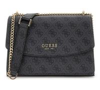GUESS Calista Convertible Xbody Flap Bag Coal Logo