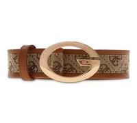 GUESS Camden Pant Belt H30 W85 Latte Logo / Cognac