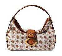 GUESS Schultertasche Camden Shoulder Bag Cognac Logo braun