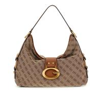 GUESS Camden Shoulder Bag Latte Logo / Cognac