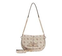 GUESS Carrie Logo Flap Shoulder Bag Vanilla Logo