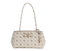 GUESS Carrie Logo Girlfriend Shoulder Satchel Bag Vanilla Logo