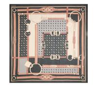 GUESS Carrie Logo Kefiah Max 130X130 Espresso Logo