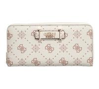 GUESS Carrie Logo Large Zip Around Wallet Vanilla Logo