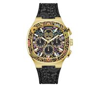 GUESS Herren Analog Quarz Uhr mit Silikon Armband GW0784G1
