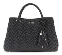 GUESS Centre Stage Abey Status Satchel Black