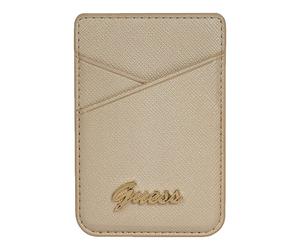 GUESS CG Mobile Saffiano Kartensteckfach-Geldbörse mit MagSafe - Gold, Default, Standard