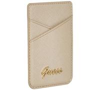GUESS CG Mobile Saffiano Script Wallet Cardslot with Magsafe - Gold, Gold, Default, Standard