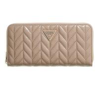 GUESS Cheryl SLG Zip Around Wallet L Dark Taupe