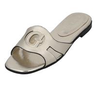 GUESS Ciella FLGCIA Damen Pantoletten - modische und leichte Frauen Einriemer für den Sommer platino EU40