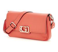 GUESS Circe Flap Shoulder Bag Coral Red